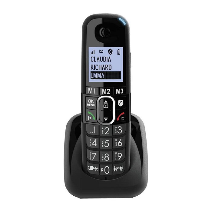 amplicomms BigTel 1582 Duo Teléfono DECT con botones grandes y 2 terminales