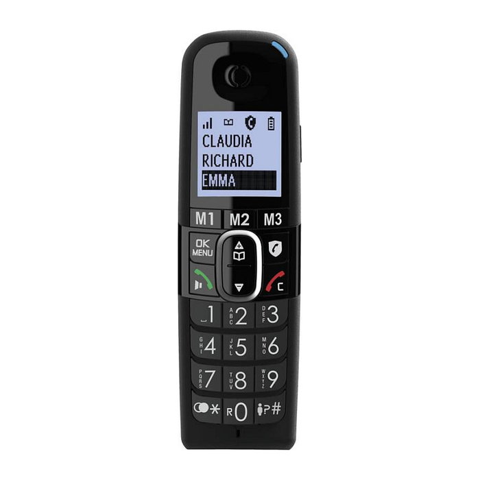 amplicomms BigTel 1582 Duo Teléfono DECT con botones grandes y 2 terminales