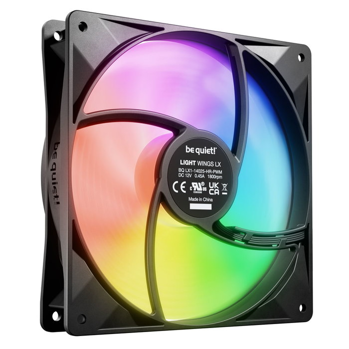 be quiet! Light Wings LX 140mm PWM High-Speed Black