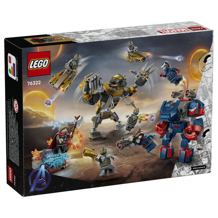 LEGO 76322 Marvel Super Heroes Avengers Endgame Thor vs. Chitauri Juego de construcción 373 piezas 8+ años