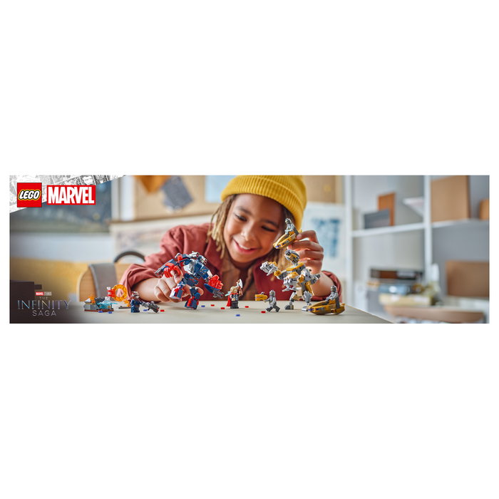 LEGO 76322 Marvel Super Heroes Avengers Endgame Thor vs. Chitauri Juego de construcción 373 piezas 8+ años