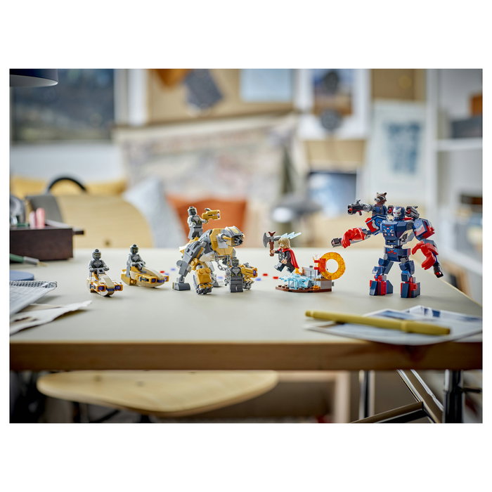 LEGO 76322 Marvel Super Heroes Avengers Endgame Thor vs. Chitauri Juego de construcción 373 piezas 8+ años
