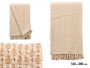 GIFTDECOR Multiusos Entrelazado Crema 160x240cm