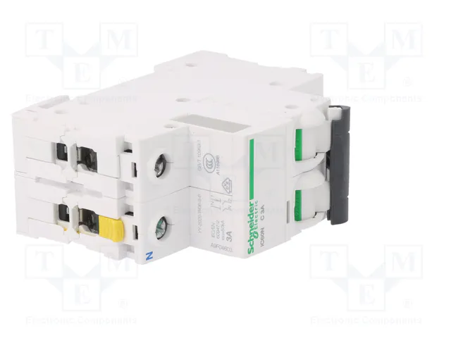 SCHNEIDER ELECTRIC Interruptor magnetotérmico ACTI9 iC60N 3A 1+N 6kA