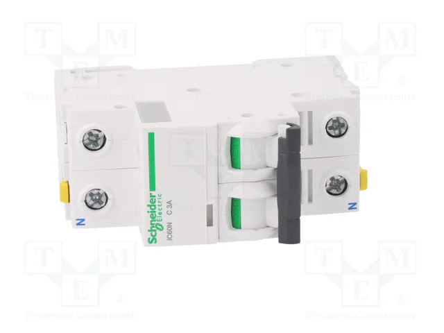 SCHNEIDER ELECTRIC Interruptor magnetotérmico ACTI9 iC60N 3A 1+N 6kA