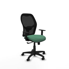PIQUERAS Y CRESPO Silla de oficina Alocén Verde esmeralda y Negro