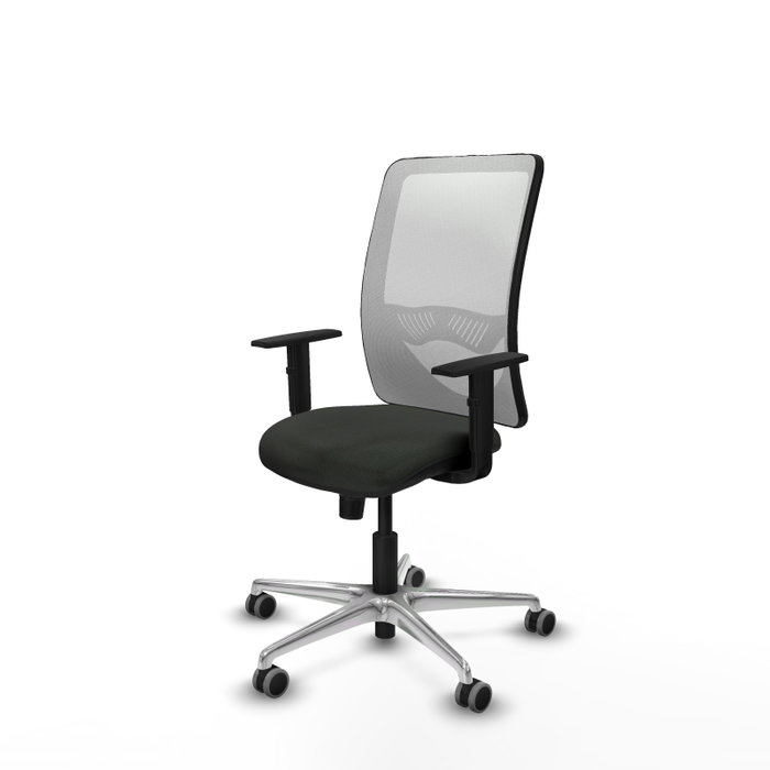 PIQUERAS Y CRESPO Silla de oficina Zulema con mecanismo Sincro, Negro y Blanco PIQUERAS Y CRESPO Silla de oficina Zulema con mecanismo Sincro, Negro y Blanco