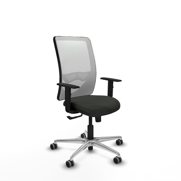 PIQUERAS Y CRESPO Silla de oficina Zulema con mecanismo Sincro, Negro y Blanco PIQUERAS Y CRESPO Silla de oficina Zulema con mecanismo Sincro, Negro y Blanco
