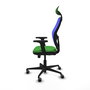 PIQUERAS Y CRESPO Silla de oficina Jorquera Sincro/Traslack Verde y Azul