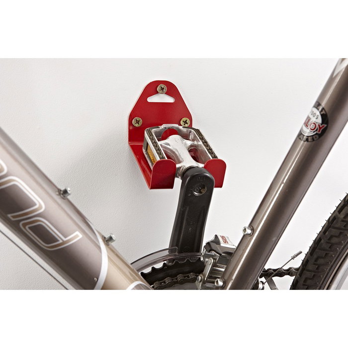 Mottez Gancho de pared para bicicleta con soporte en pedal