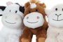 DKD Home Decor Peluche Gris Marron Poliester Animales 10 x 16 x 10 cm (8 Unidades)