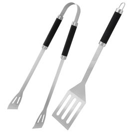 Dangrill Juego Espátula y Pinzas Barbacoa Acero Inoxidable