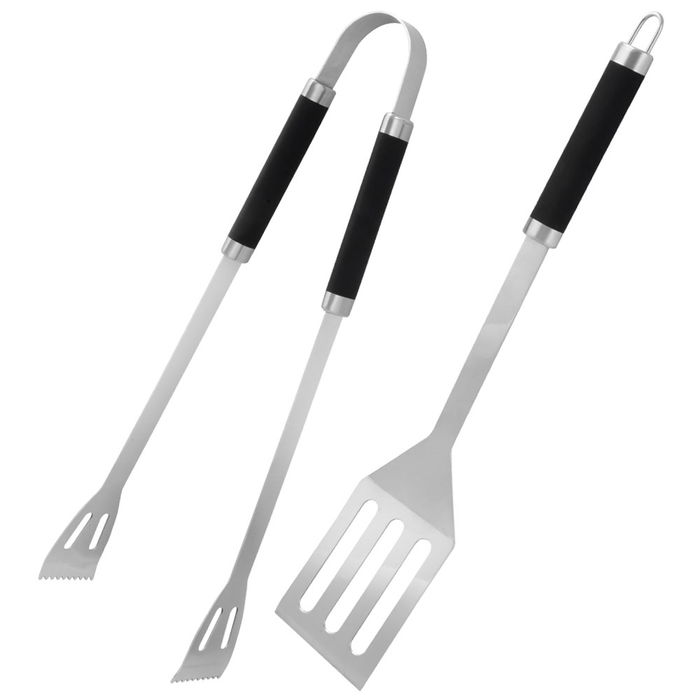 Dangrill Juego Espátula y Pinzas Barbacoa Acero Inoxidable
