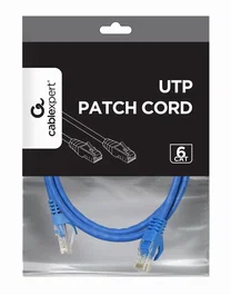 Gembird Cable de Red Cat6 U/UTP 0,5 m Azul
