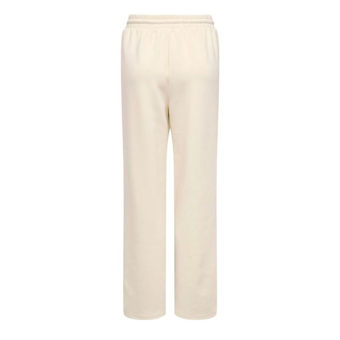 Pantalón Largo Deportivo Only Onlscarlett Wide Pant Swt Noos Beige Mujer S