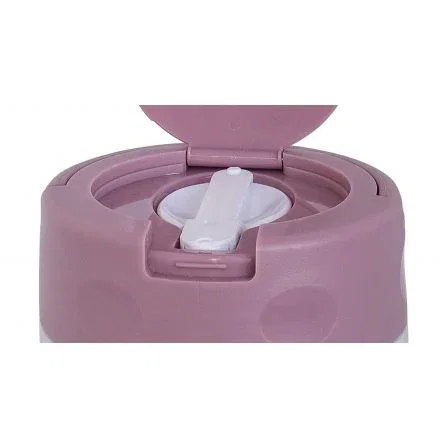 Termo Infantil Iris Kids Gotas Rosa 8370-IR/ Capacidad 350ml/ para sólidos/ Bolsa