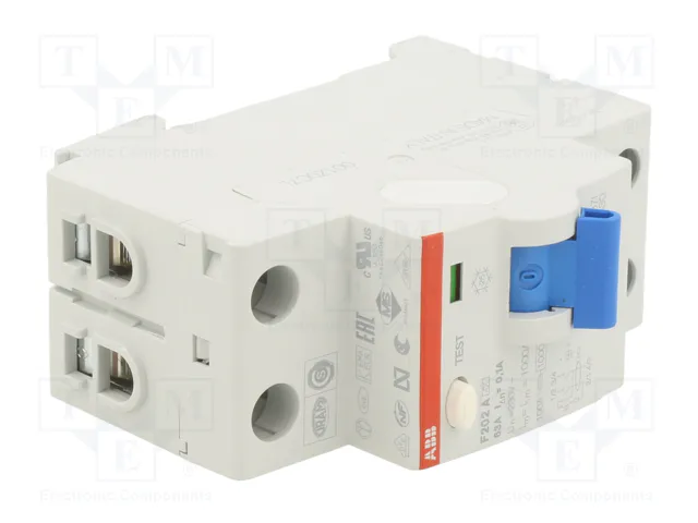 ABB F202A-63/0.1 Interruptor Diferencial 2 Polos 63A 100mA