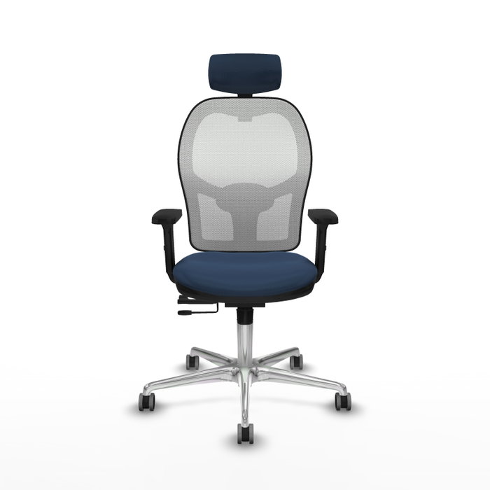PIQUERAS Y CRESPO Silla de oficina Jorquera Azul marino y Blanco PIQUERAS Y CRESPO Silla de oficina Jorquera Azul marino y Blanco
