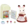 Sylvanian Families 5014 Madre Conejo Chocolate / Set Refrigerador con Accesorios