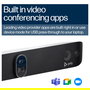 HP Poly Studio X72 All-In-One Video Bar para Videoconferencias - Negra - Sin Radio o Cable de Alimentación - TAA Compliant