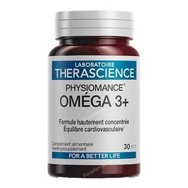 THERASCIENCE Omega 3 Plus 30 Perlas - Ayuda a mantener niveles normales de colesterol