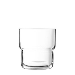 ARC - Vaso de Vidrio, Lote, 22 cl / 0.22 L, Borde Grueso, 79 mm Alto, 73 mm Diámetro, Cristalería (Set de 6)
