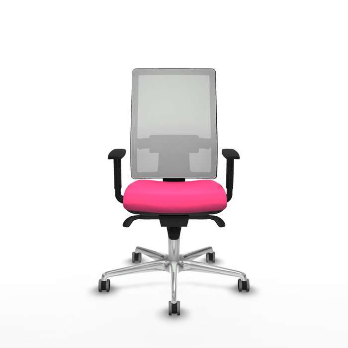 PIQUERAS Y CRESPO Silla de oficina Horna con mecanismo Sincro, Rosa y Blanco PIQUERAS Y CRESPO Silla de oficina Horna con mecanismo Sincro, Rosa y Blanco