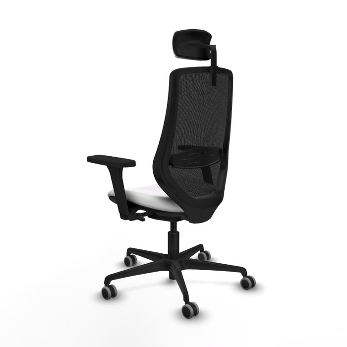 PIQUERAS Y CRESPO Silla de oficina Mardos con mecanismo Sincro/Traslack Blanco y Negro PIQUERAS Y CRESPO Silla de oficina Mardos con mecanismo Sincro/Traslack Blanco y Negro