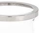 Giftdecor Portavela Copa Plateada Cristal y Acero 11.5 x 19 x 11.5 cm (Set de 6)