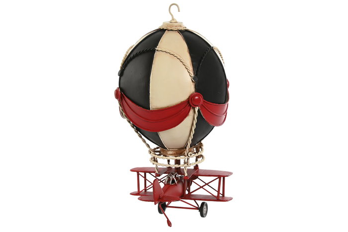 DKD Home Decor Vehículo de Decoración Metal 17x17x32 Globo Surtido de 2