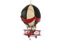 DKD Home Decor Vehículo de Decoración Metal 17x17x32 Globo Surtido de 2