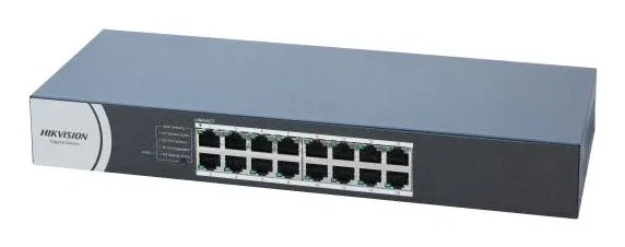 Hikvision DS-3E0516R-O Switch de red de 16 puertos Gigabit Ethernet Hikvision DS-3E0516R-O Switch de red de 16 puertos Gigabit Ethernet