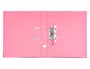 Liderpapel Archivador de Palanca Folio Documenta Forrado PVC Rado Lomo 52 mm Rosa con Compresor Metálico
