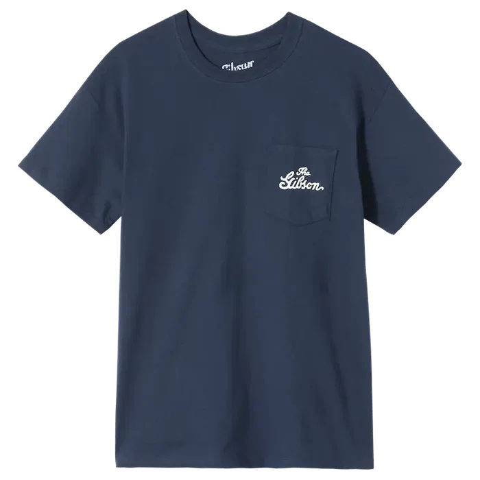 Gibson T-Shirts Premium Instruments Tee (Navy), Medium