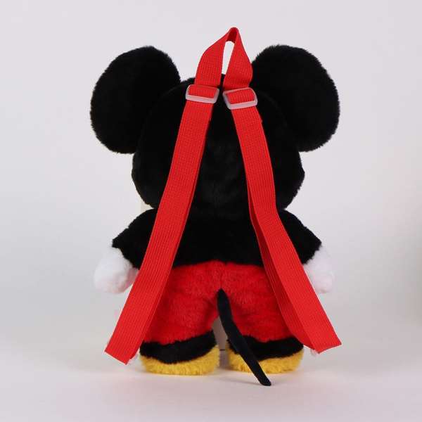Cerdá Mochila infantil personaje peluche Mickey, medidas 17.0 x 30.0 x 11.0 cm, color Red