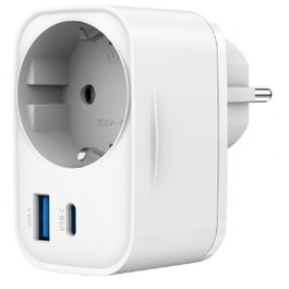 GEMBIRD TA-ACPDQC20-01-W Cargador de dispositivo móvil Universal Blanco