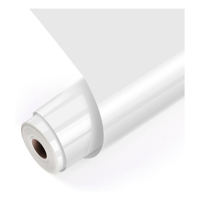 LOKLiK Europe Vinilo de Termotransferencia Brillante Blanco 30,5 x 180 cm