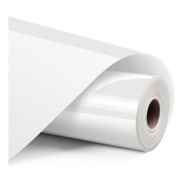 LOKLiK Europe Vinilo de Termotransferencia Brillante Blanco 30,5 x 180 cm