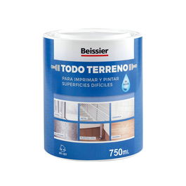 Beissier Preparación Todo Terreno al Agua Blanco 750 ml Pintura Imprimación y Acabado
