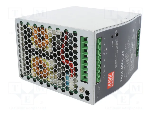 MEAN WELL DDR-480C-24 Convertidor DC/DC 480W 24V DC