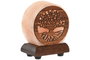DKD Home Decor Lámpara de Sobremesa de Sal del Himalaya Árbol de la Vida