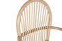 DKD Home Decor Silla Indonesia 1c24 Natural Blanco Ratán con Cojín 60 x 90 x 57 cm