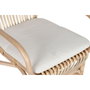 DKD Home Decor Silla de Ratán Natural con Cojín