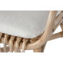 DKD Home Decor Silla de Ratán Natural con Cojín