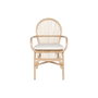 DKD Home Decor Silla de Ratán Natural con Cojín