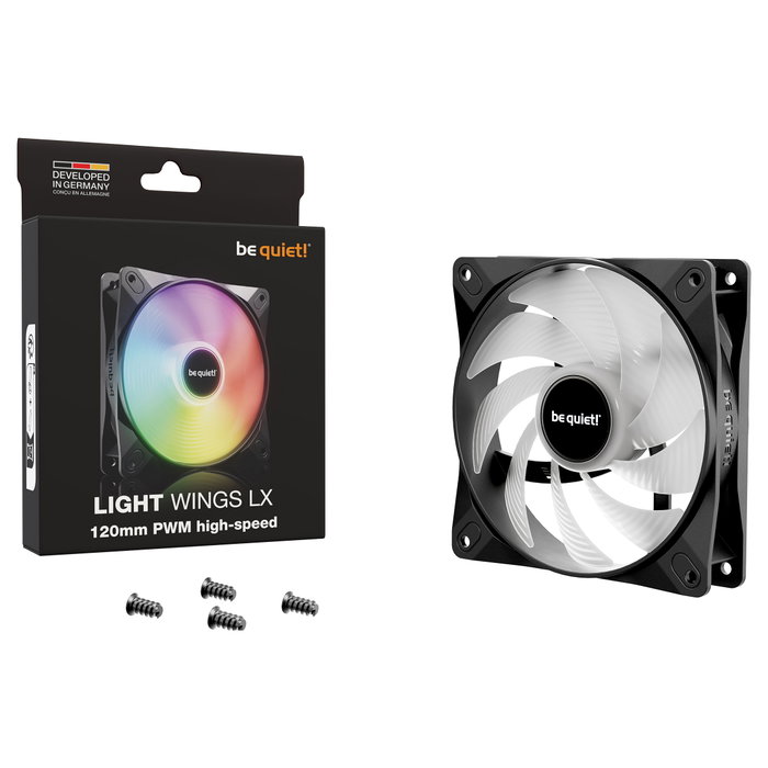 be quiet! Light Wings LX 120mm PWM High-Speed Black
