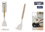 Inde Espátula de Madera Tamaño M para Cocina, Largo 36 cm, Ancho 7.2 cm - Spatula Soft (24 Unidades)
