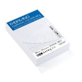 Fabriano Cartulina A4 Blanca 185g Paquete de 250