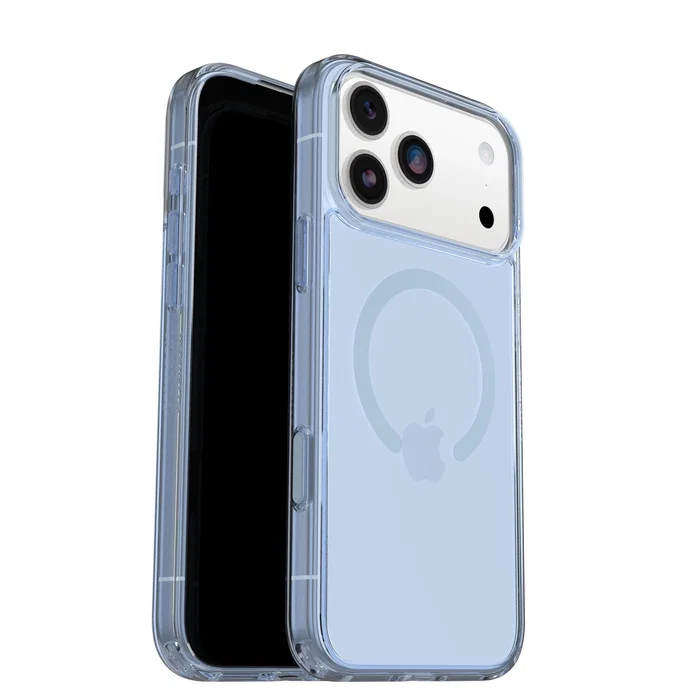 Otterbox Symmetry Clear MagSafe para iPhone 17 Pro Max, Silver Glade - Blue Otterbox Symmetry Clear MagSafe para iPhone 17 Pro Max, Silver Glade - Blue
