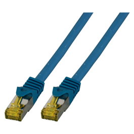EFB Elektronik MK7001.1,5BL Patchkabel RJ45 Cat6a S/FTP Azul 1,5m